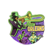 Jazz Players New Orleans Magnet