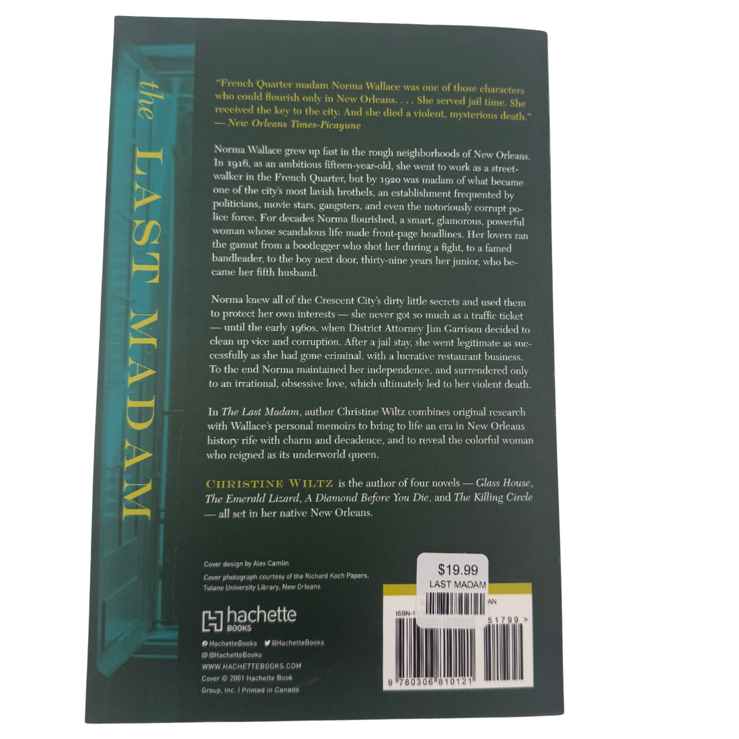 The Last Madam: A Life in the New Orleans Underworld Book/9780142180624