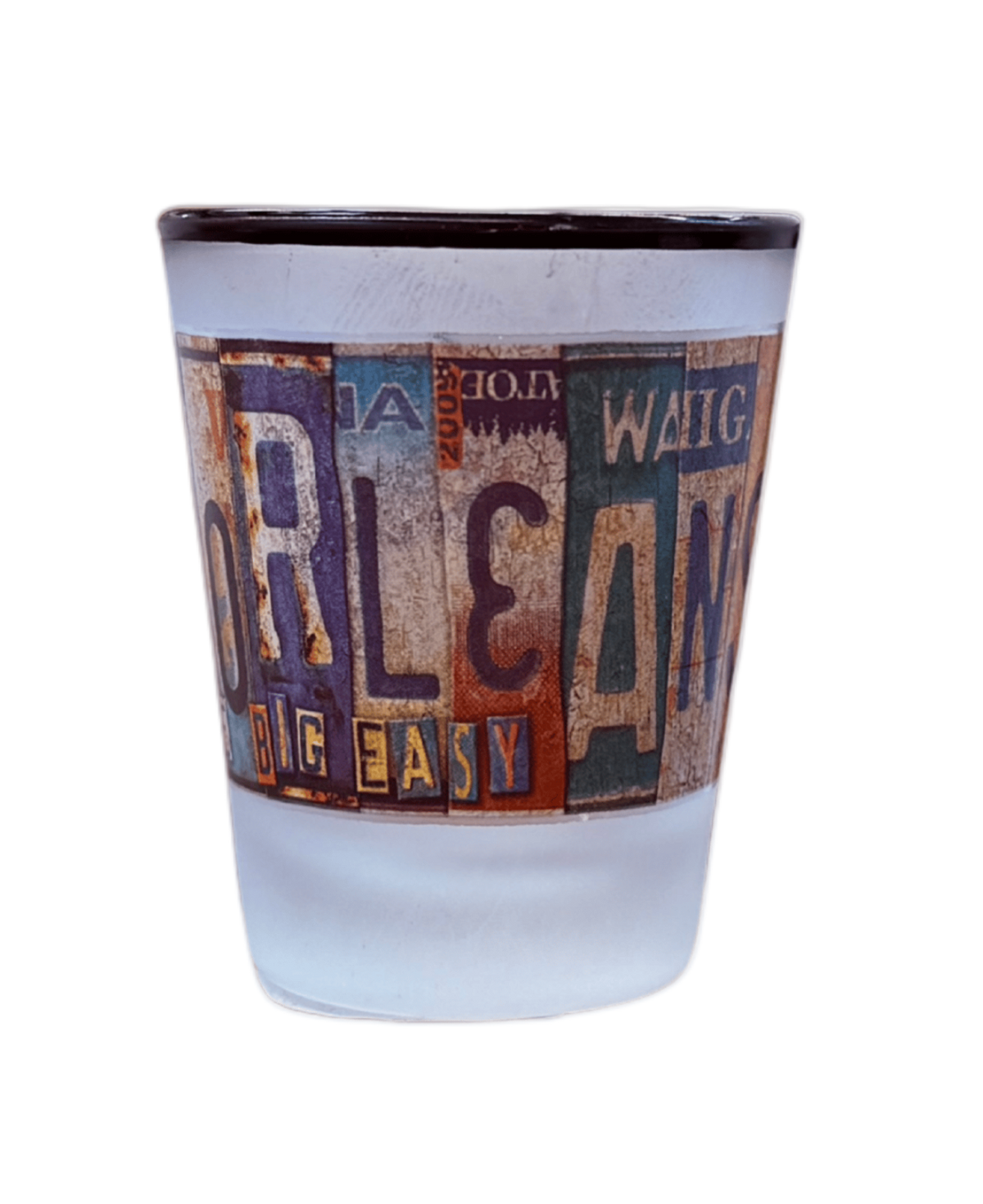 License Plate Shot Glass