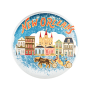 New Orleans Snow Globe Style Magnet