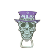 MOJO New Orleans Skull Bottle Opener Magnet