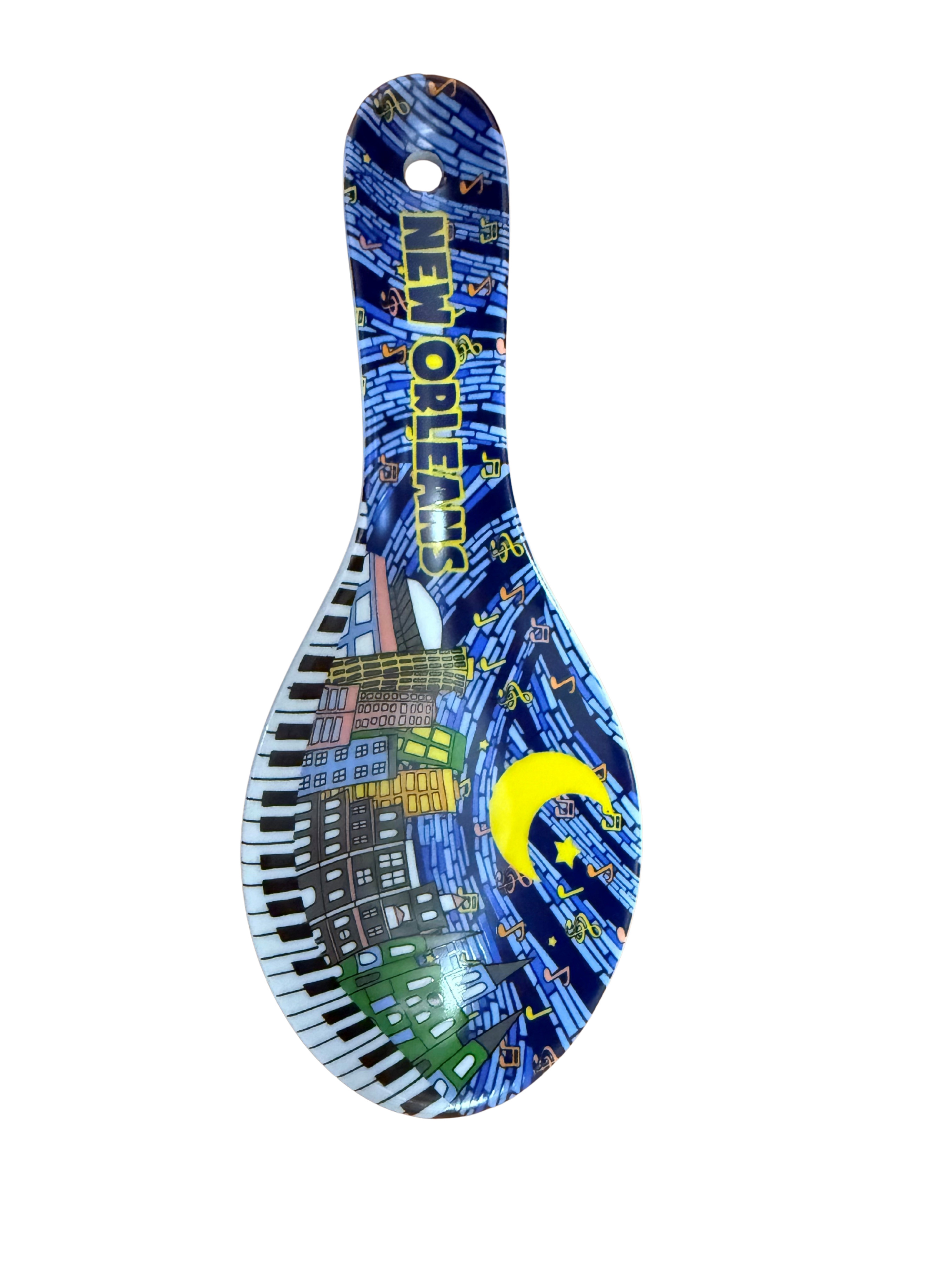 New Orleans Mosaic Sky Ceramic Spoon Rest