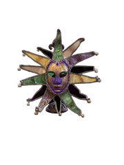 Mardi Gras Jester Mask