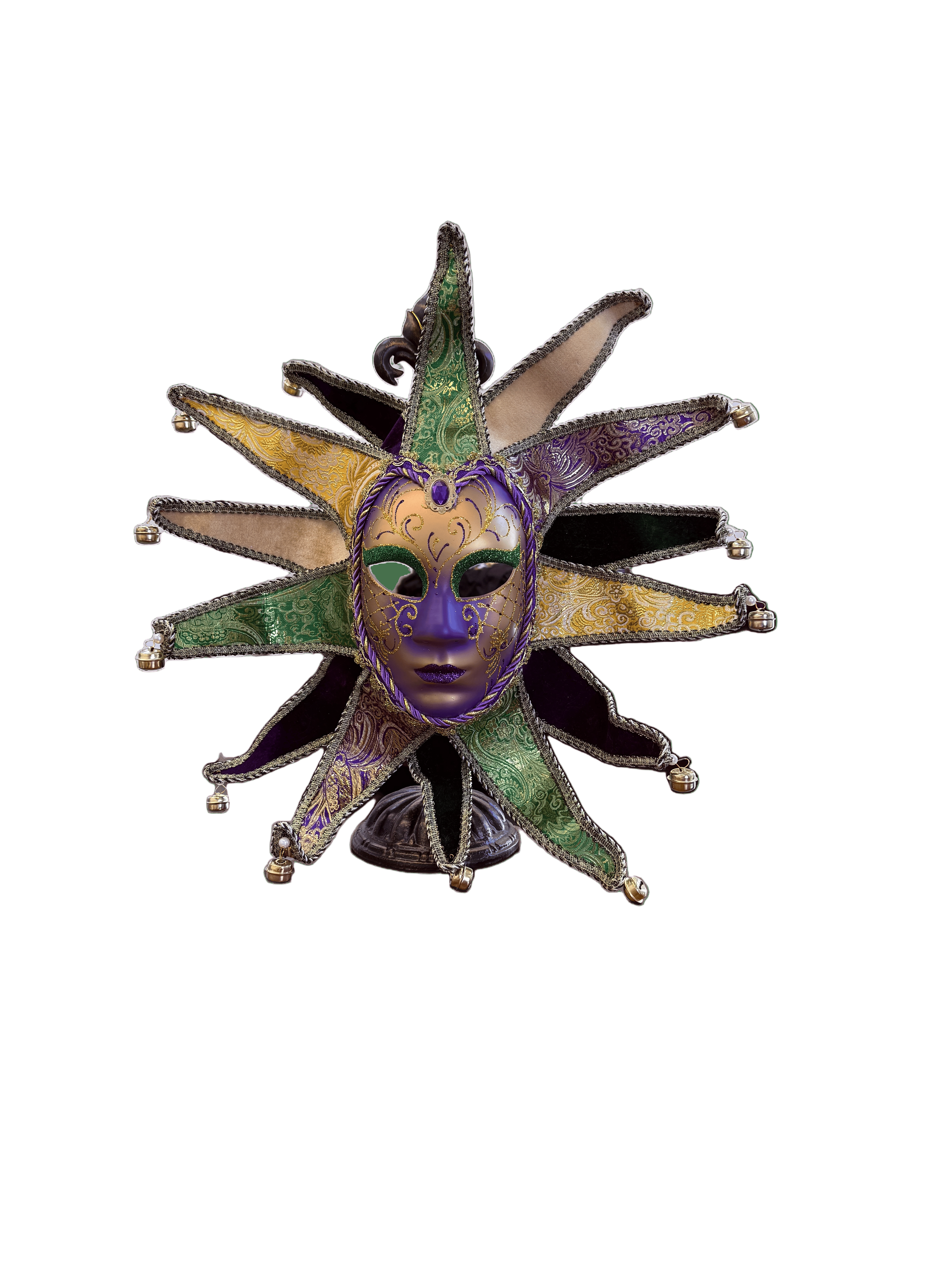 Mardi Gras Jester Mask