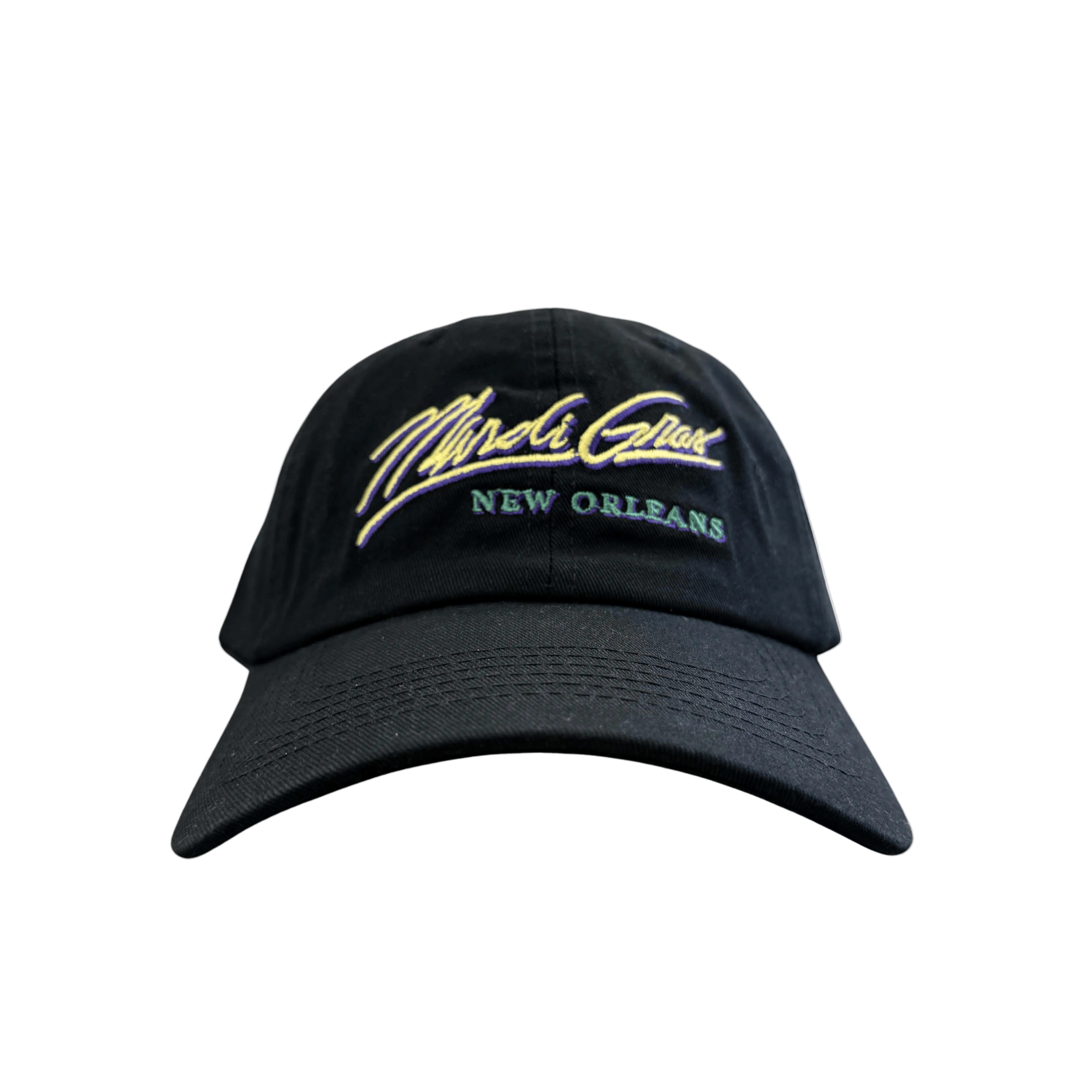 Mardi Gras Script Cap