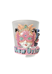 Mask Frosted Shot Glass