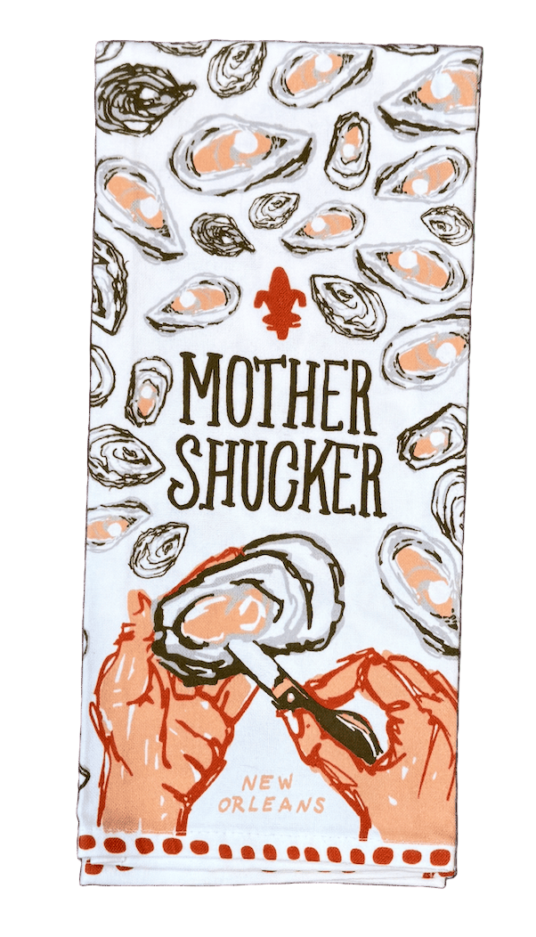 Mother Shucker Tea Towel