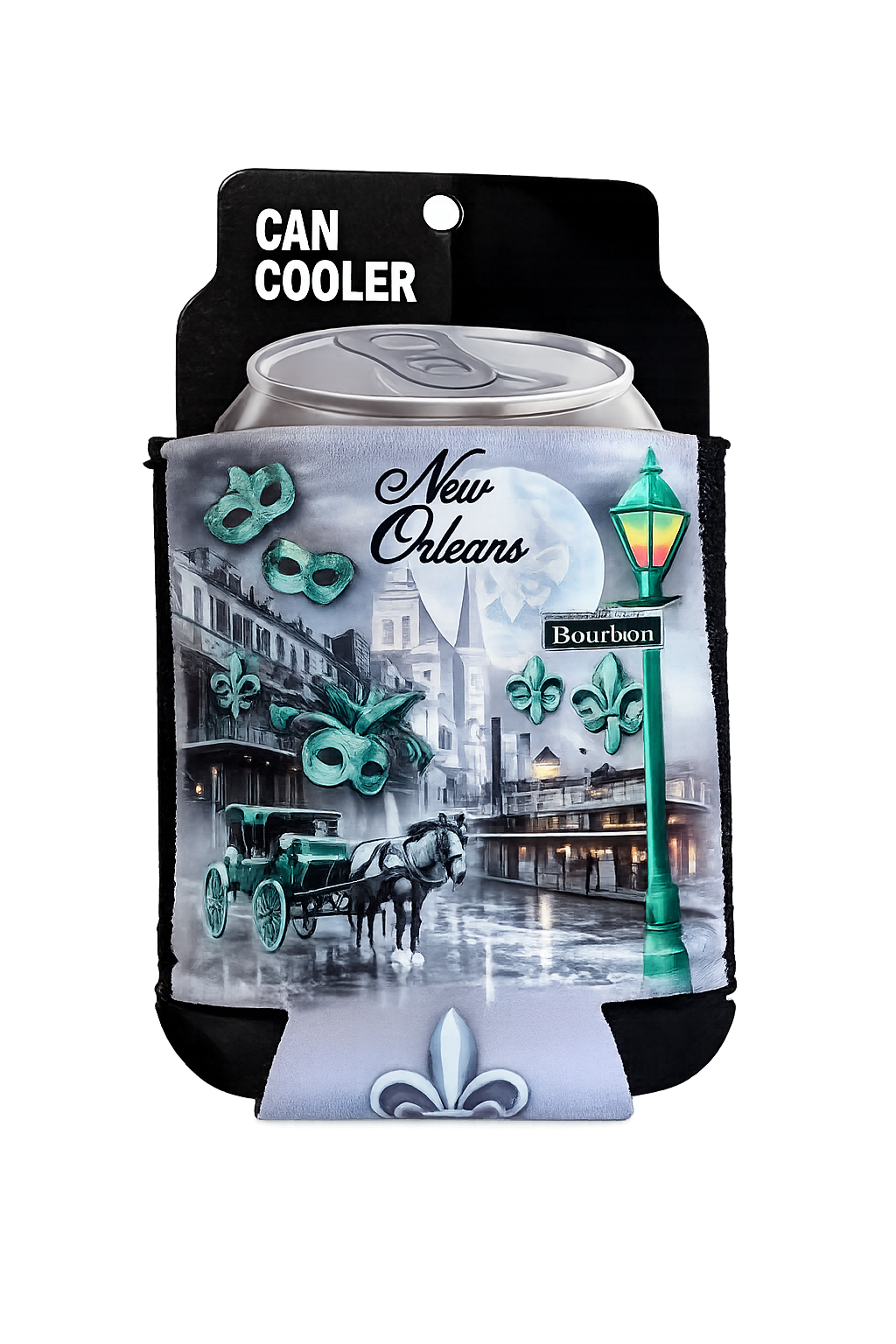 New Orleans Balcony Can Holder /BALCANHOL