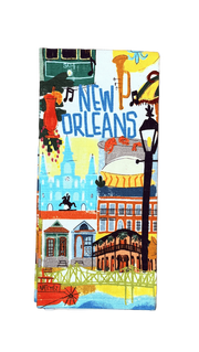 NOLA Collage Tea Towel