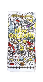 New Orleans Montage Tea Towel