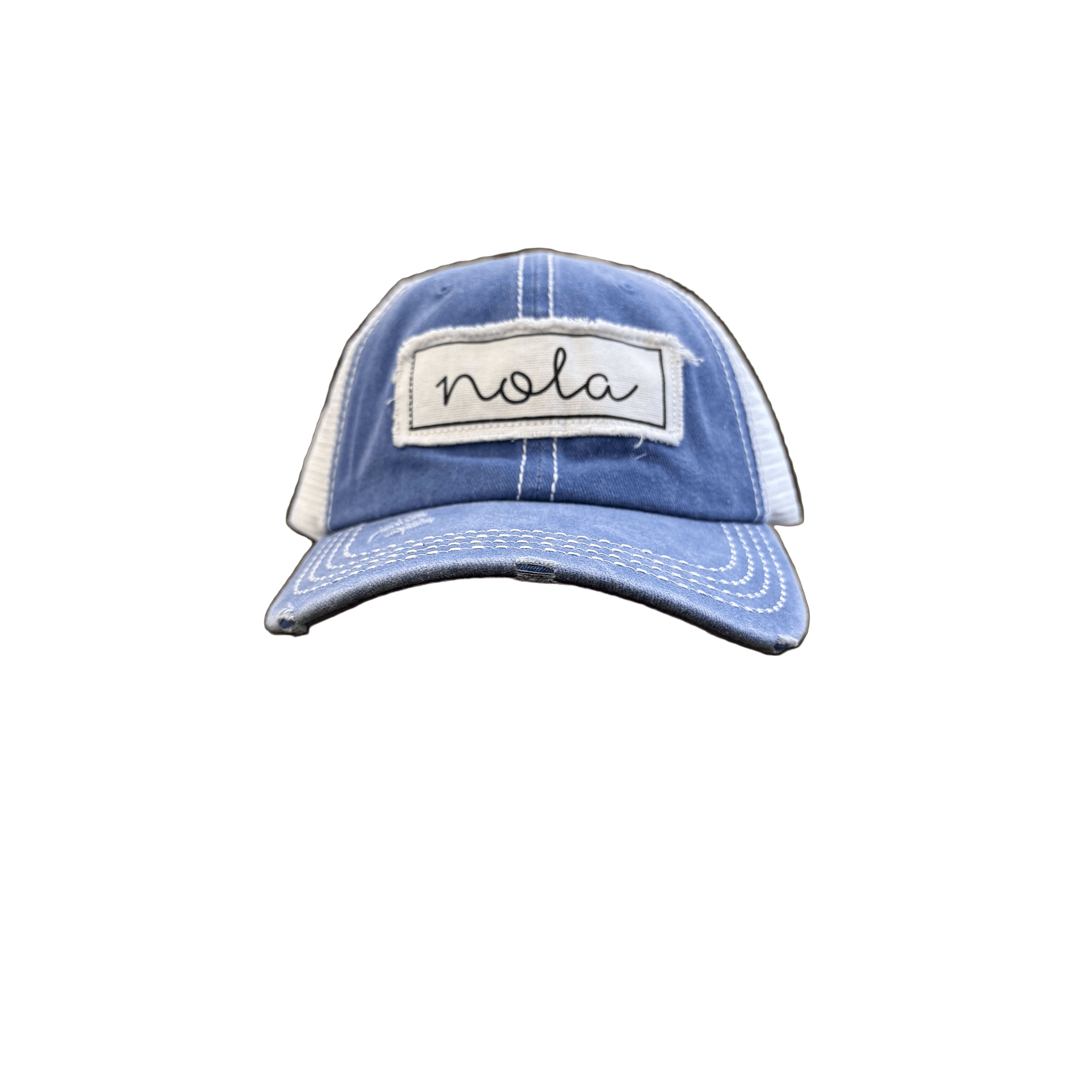 NOLA Patch Trucker Cap - Blue