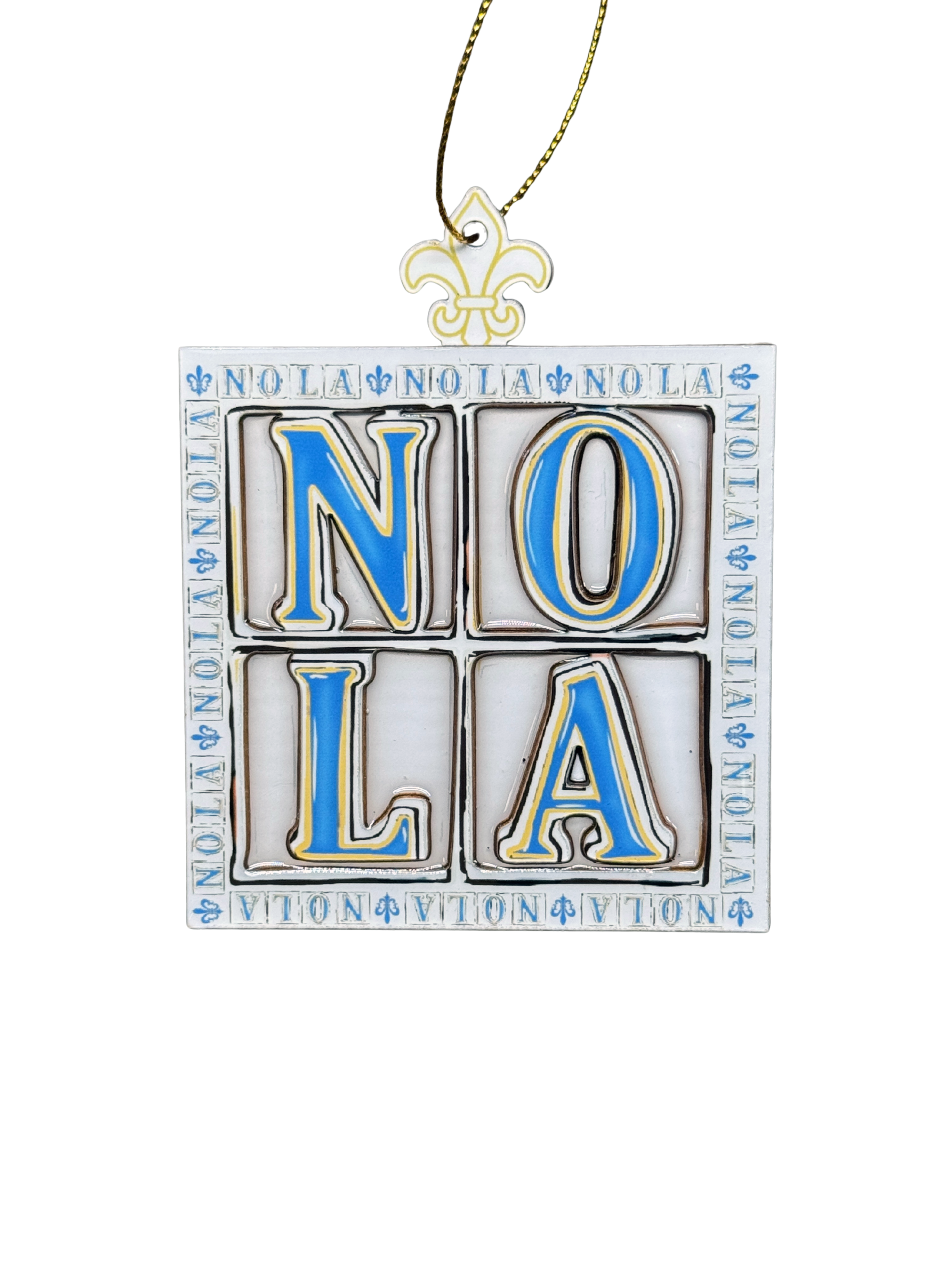 NOLA Street Tile Ornament