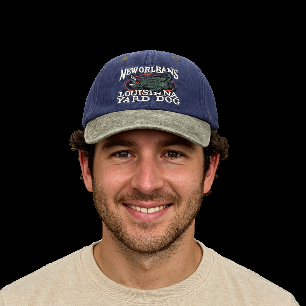 New Orleans Alligator Yard Dog - Navy
