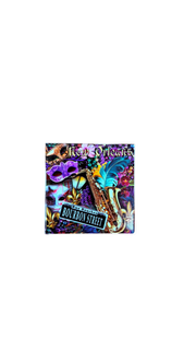 New Orleans Bourbon Street SAX Ceremic Tile/Coaster
