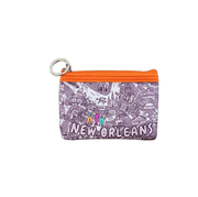New Orleans Map Coin Purse and Keyring