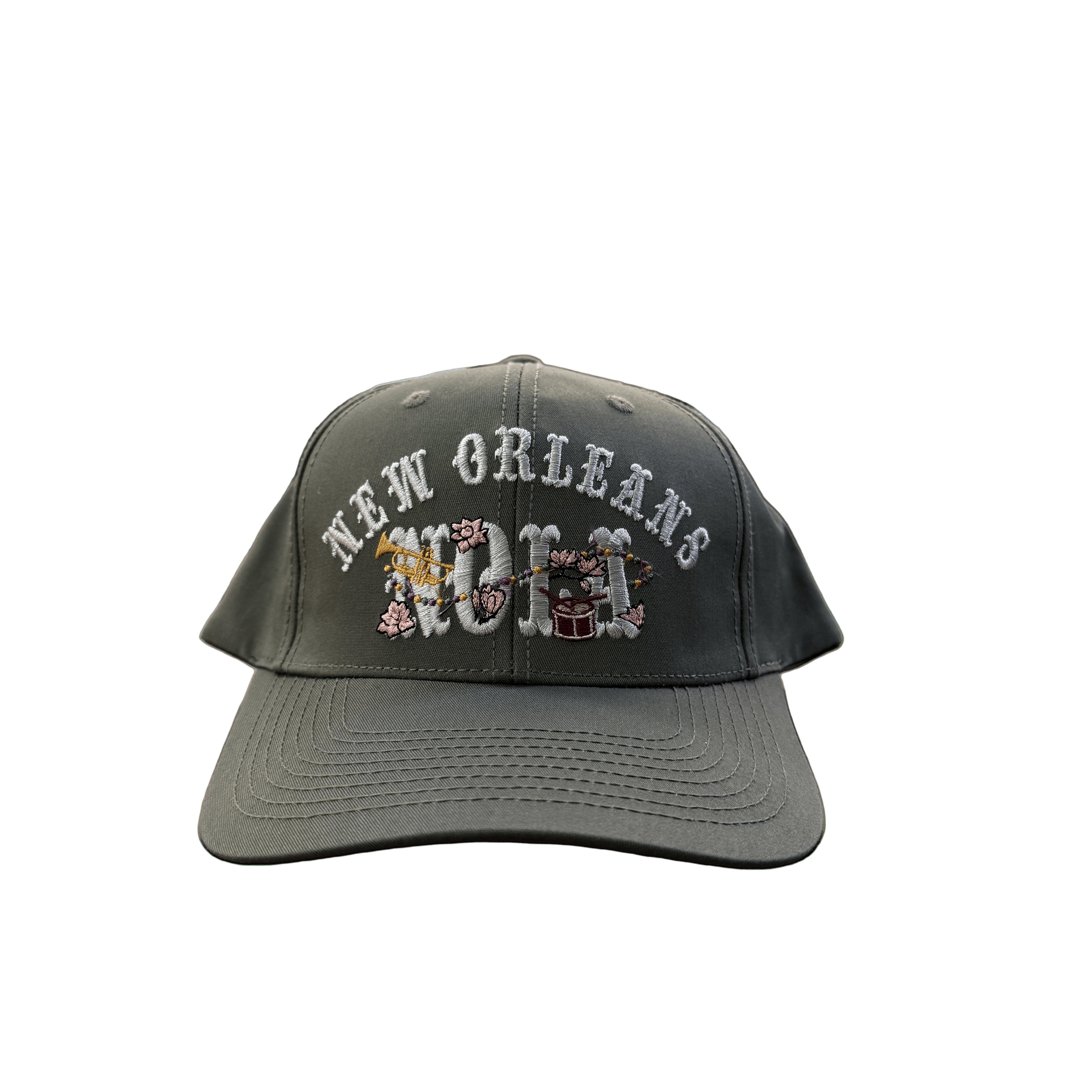New Orleans Floral Green Cap