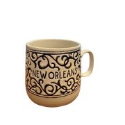 New Orleans Scroll Stoneware Mug