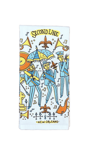 New Orleans Second Line Tea Towel