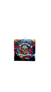 New Orleans Voodoo Skull Ceremic Tile/Coaster