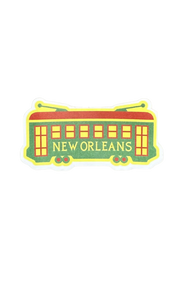 New Orleans Streetcar Sticker