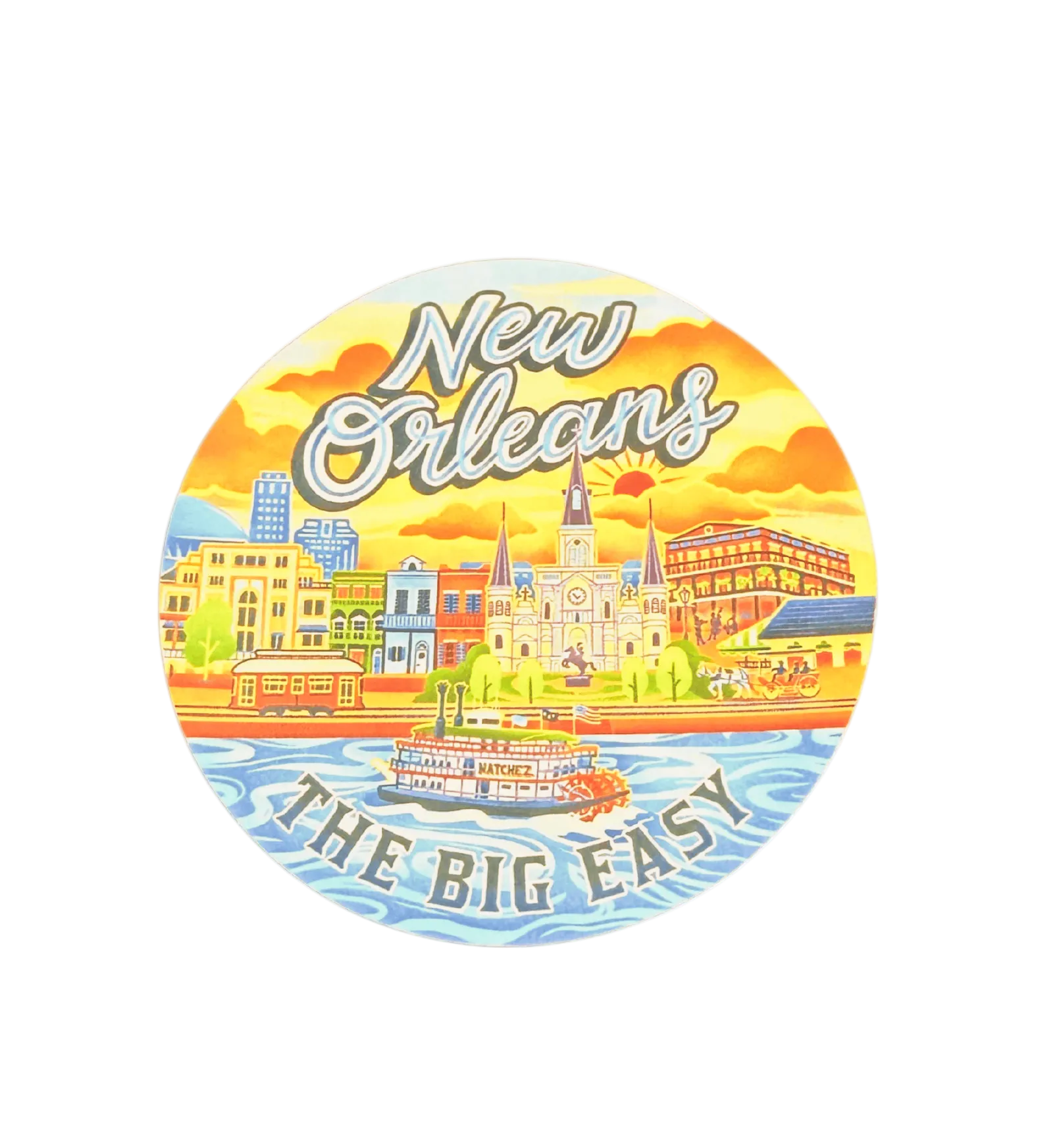 New Orleans The Big Easy Sticker