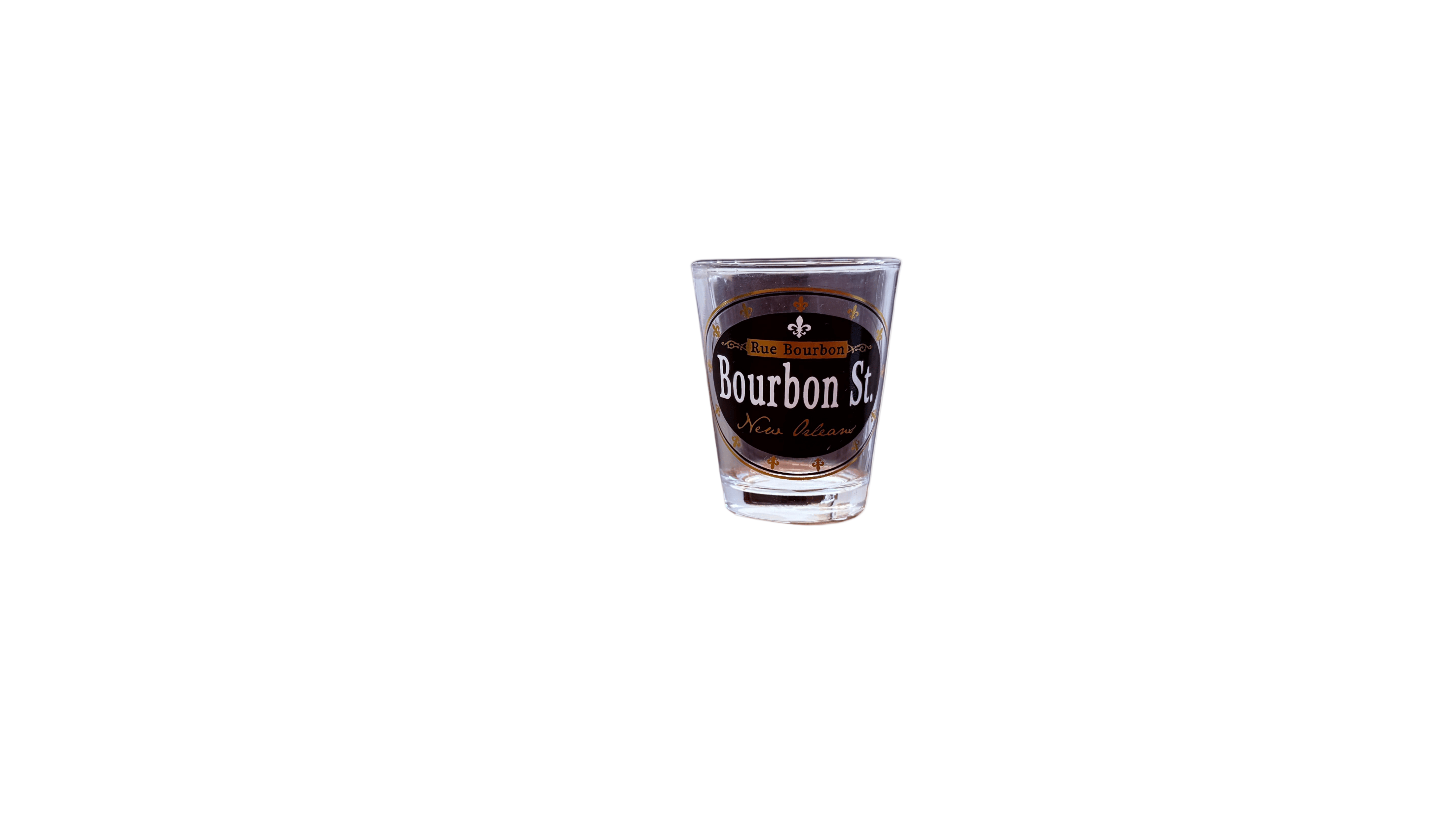 Oval Bourbon Street Shot Glass