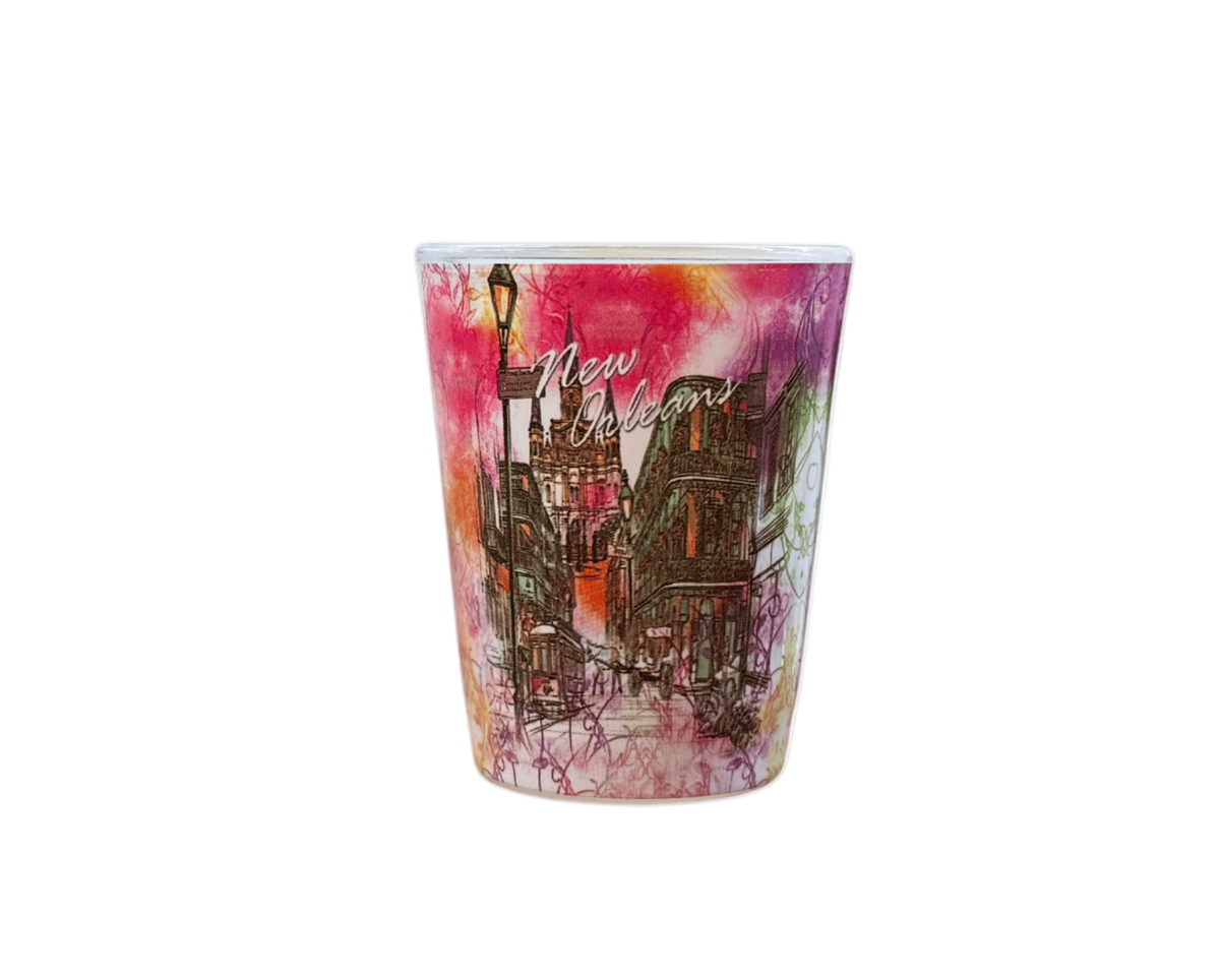 Pink Pastels Shot Glass