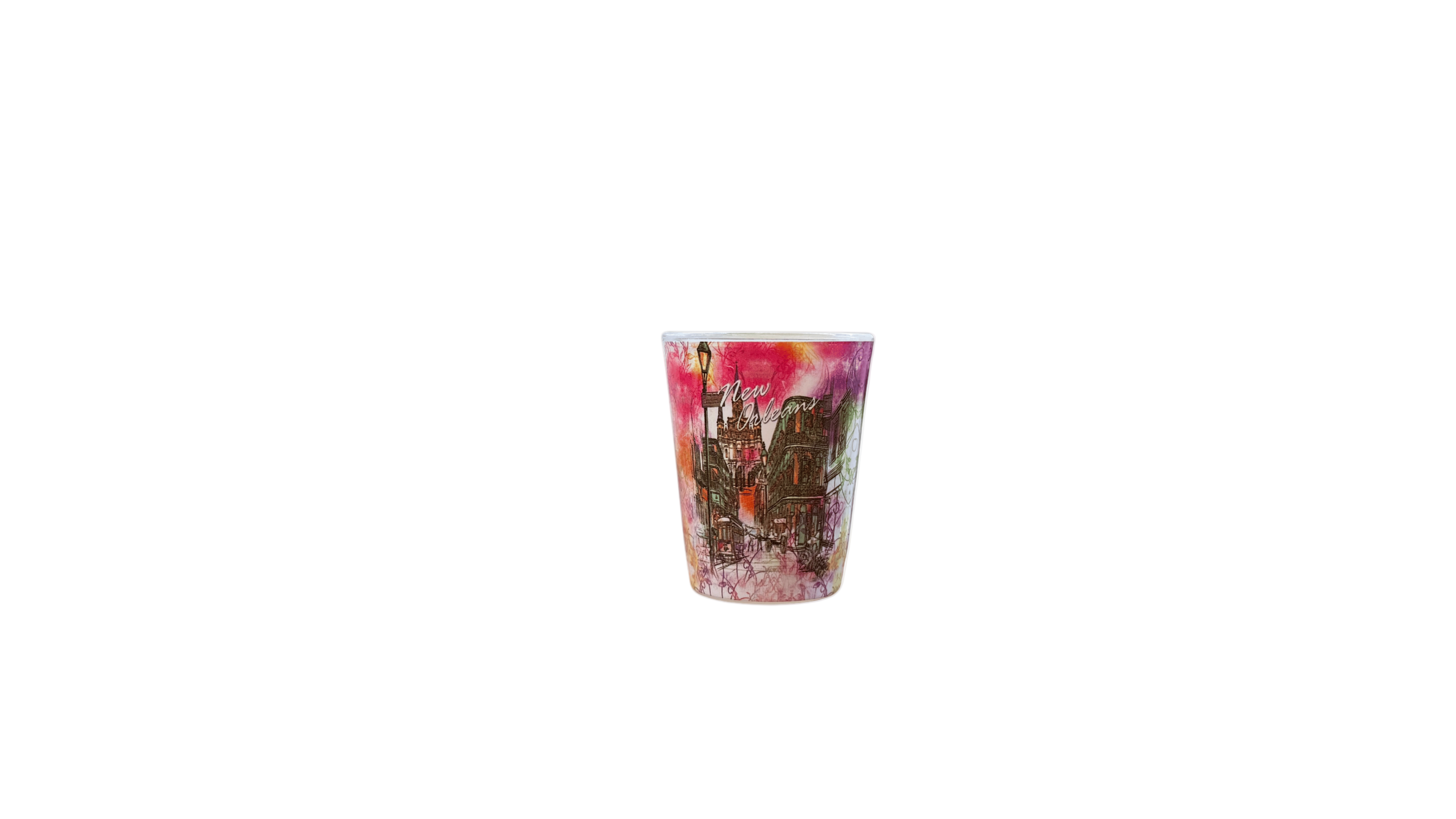 Pink Pastels Shot Glass