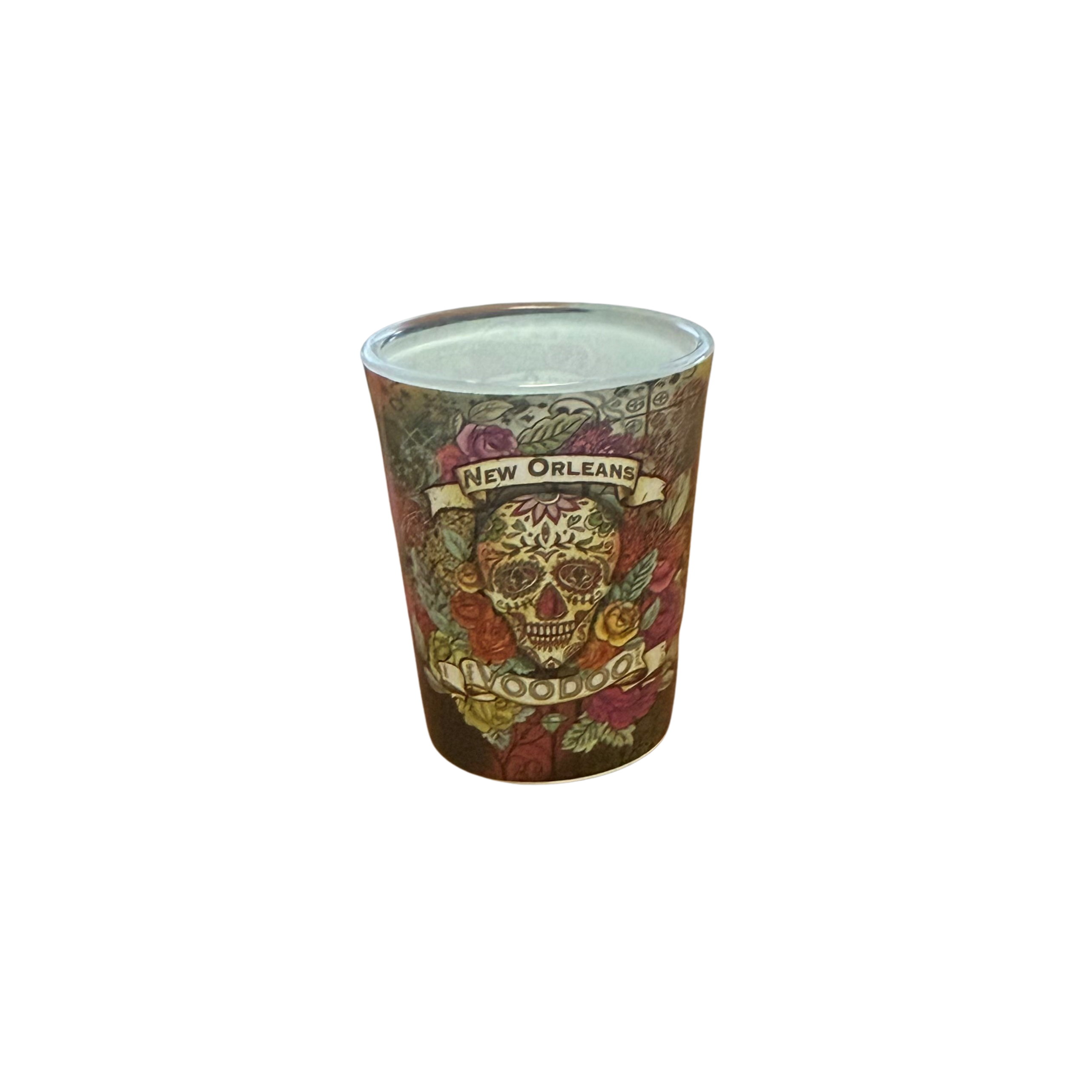 New Orleans Voodoo Skull Shot Glass