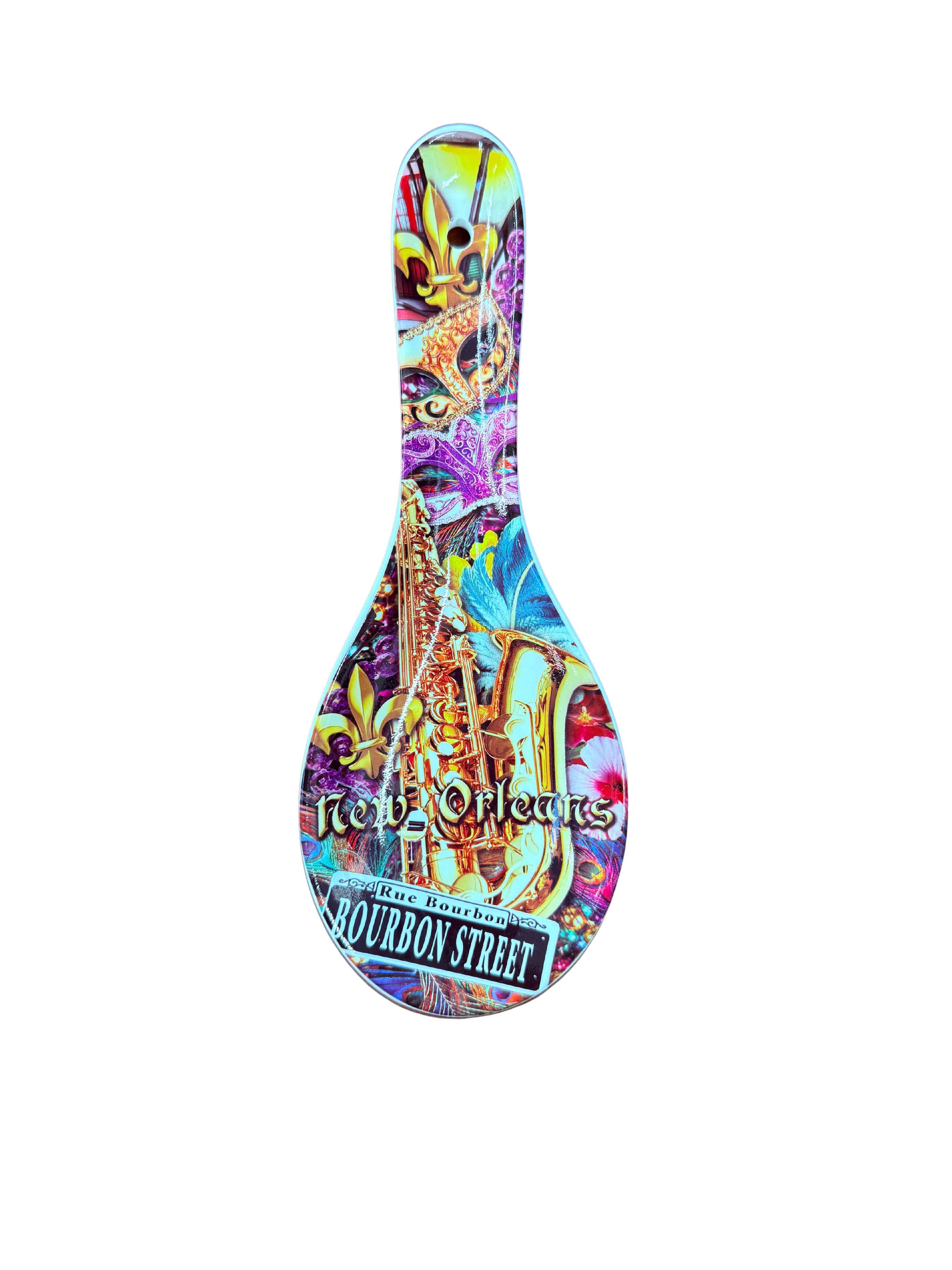 Sax Ceramic Spoon Rest