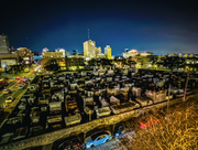 Night Falls on St. Louis Cemetery No. 1 – 4x6" Matted Photograph (Signed Mat)
