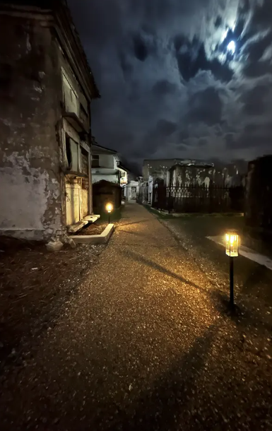 Night Falls on St. Louis Cemetery No. 1 – 4x6" Matted Photograph (Signed Mat)