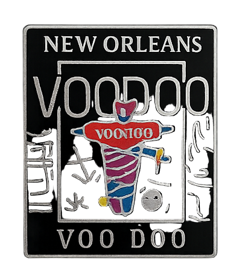 New Orleans Voodoo Doll Lapel Hat Pin