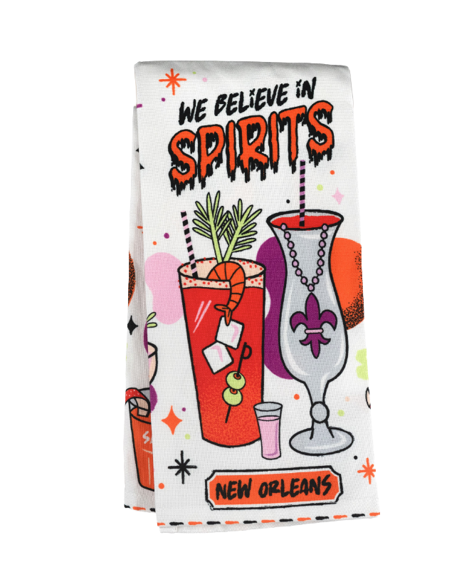 We Believe in Spirits Tea Towel
