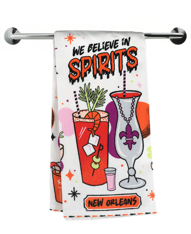 We Believe in Spirits Tea Towel