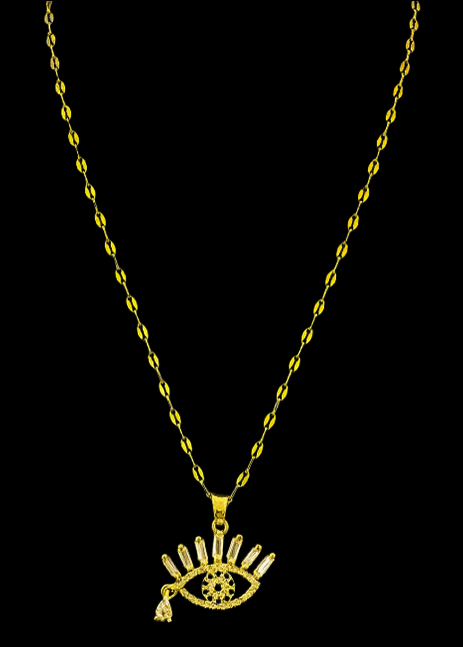 Evil Eye Crystal Necklace