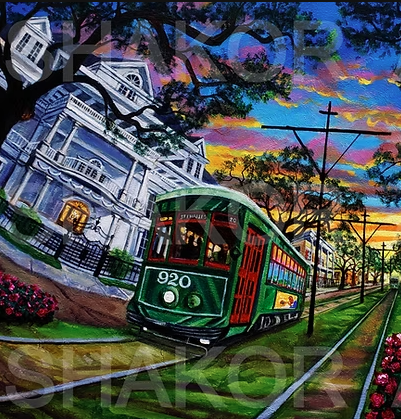 Nola Mansions Print