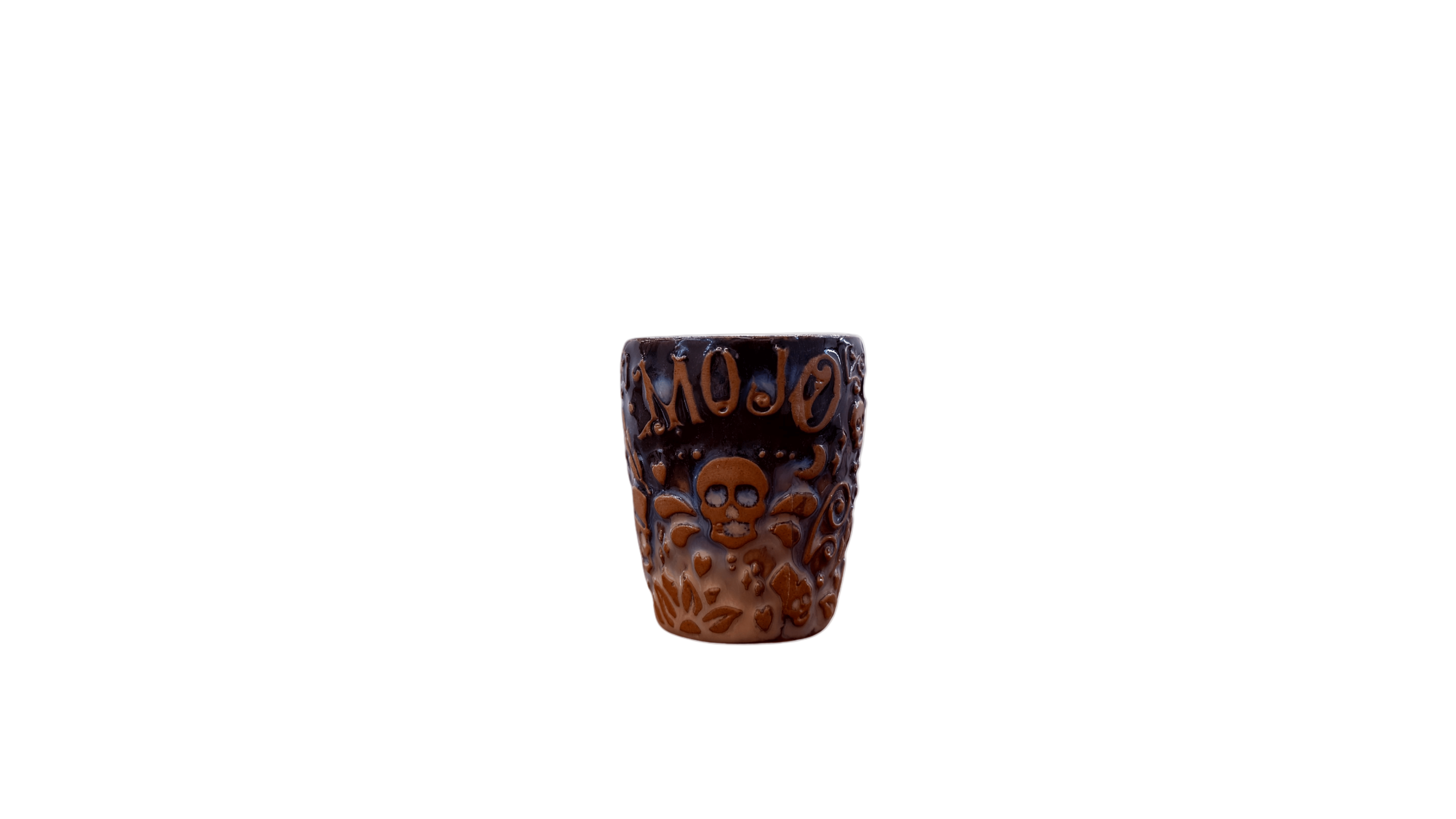 Skull Pottery Shot Glass