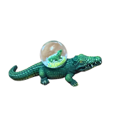 New Orleans Alligator Water Globe Figurine