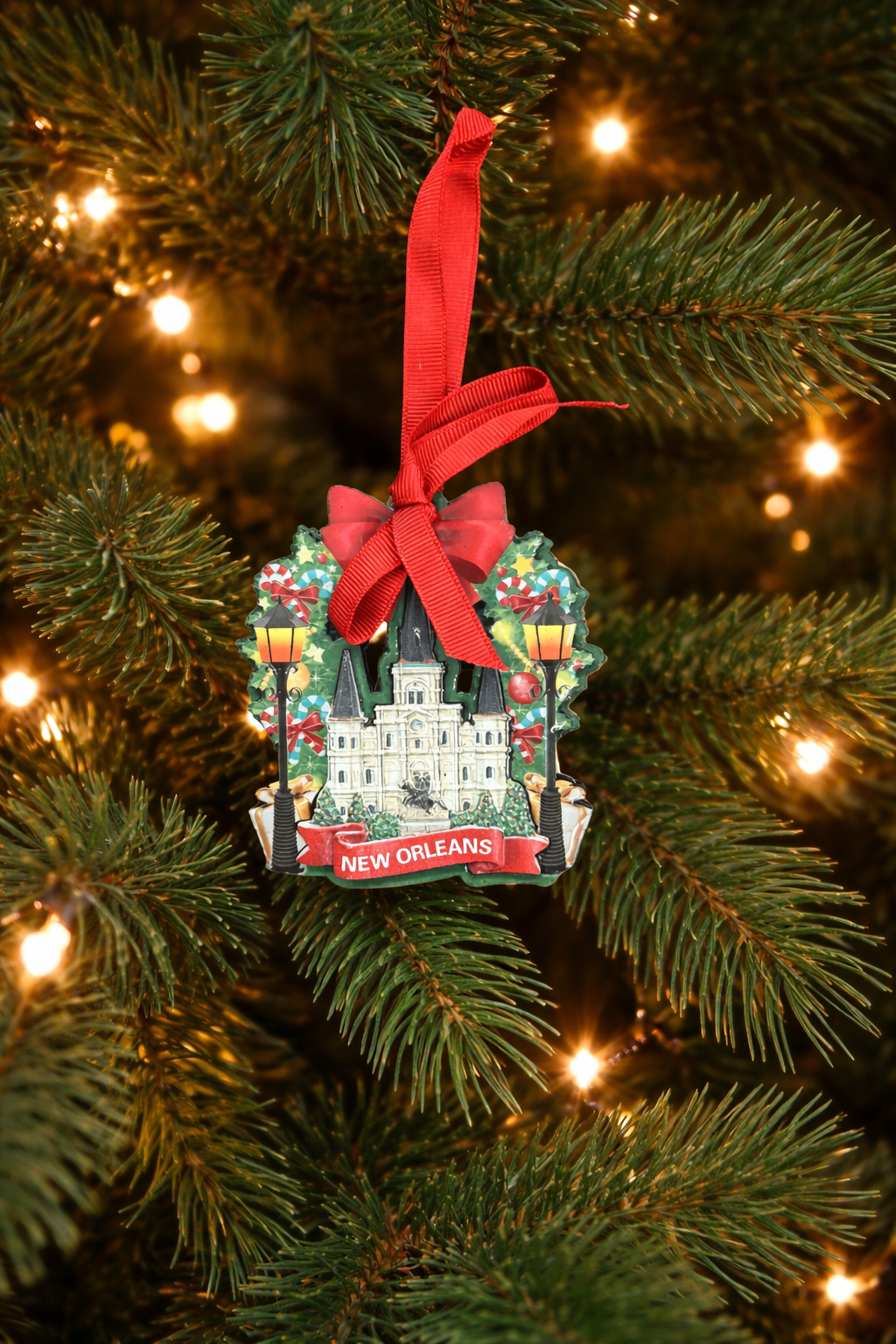 St. Louis Cathedral Ornament/Lamp Posts
