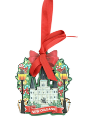 St. Louis Cathedral Ornament/Lamp Posts