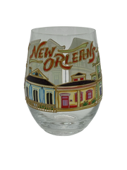 New Orleans Stemless Wine Glass