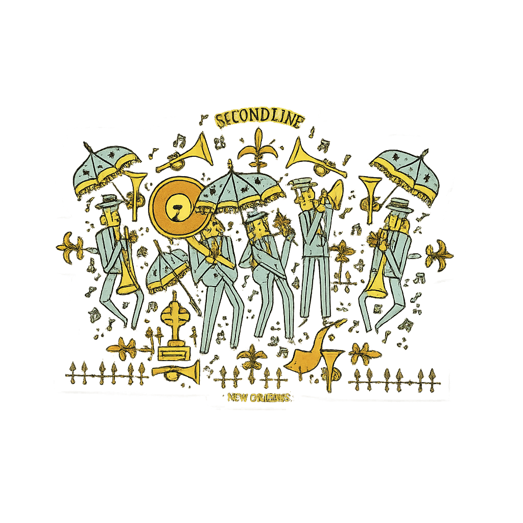 Second Line Sticker