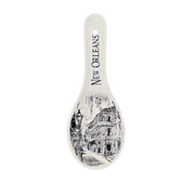 Street Scene Ceramic Spoon Rest