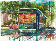 Streetcar 905 Giclée Art Print by Nina Fritz