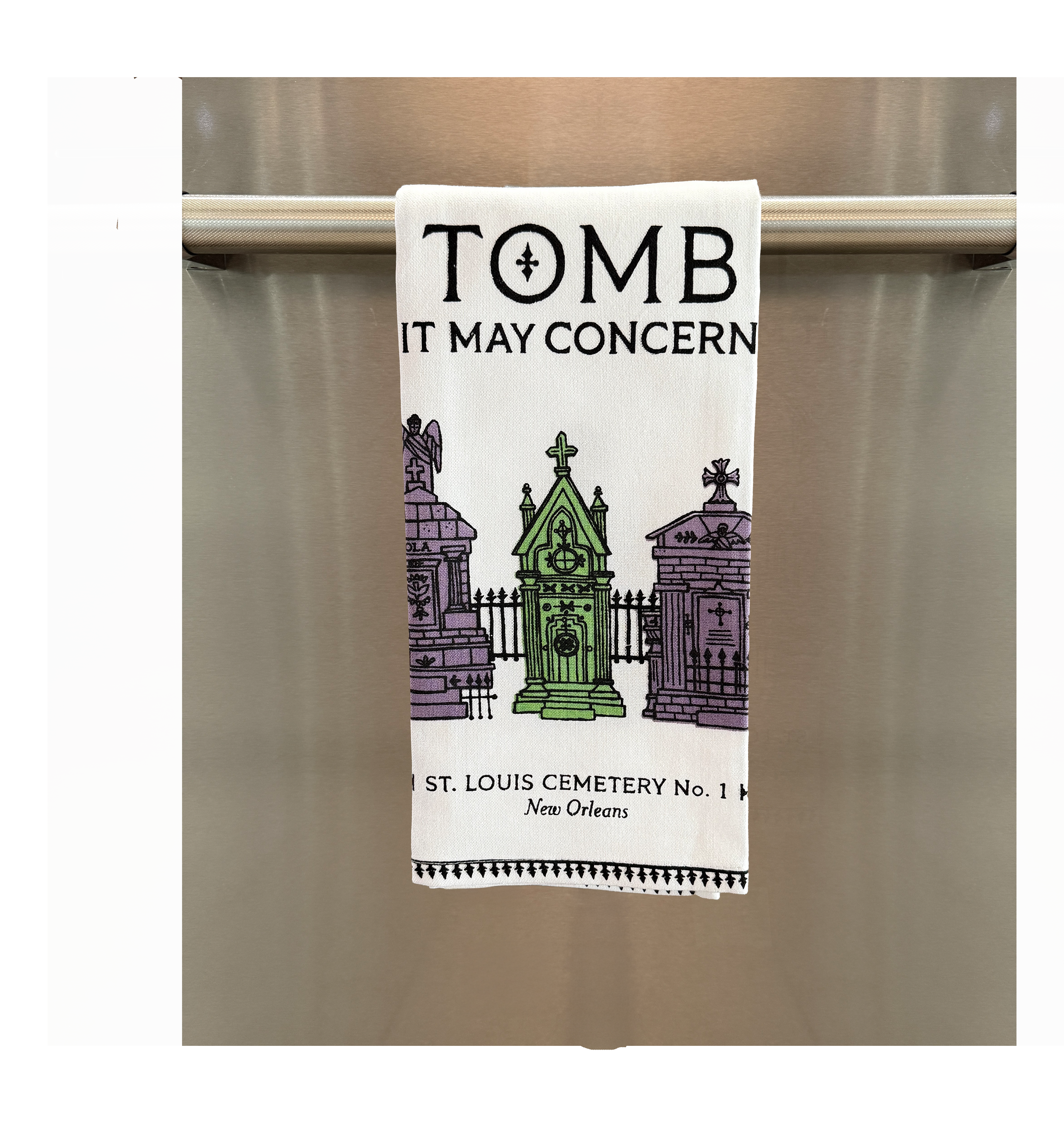 Tomb It May Concern Tea Towel