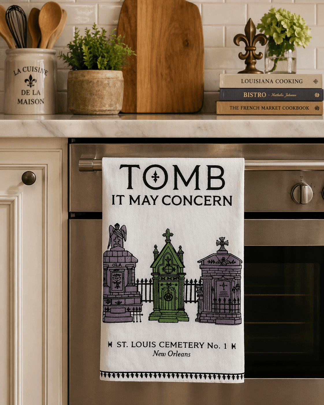 Tomb It May Concern Tea Towel