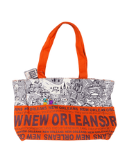 Two Tone New Orleans Map Tote