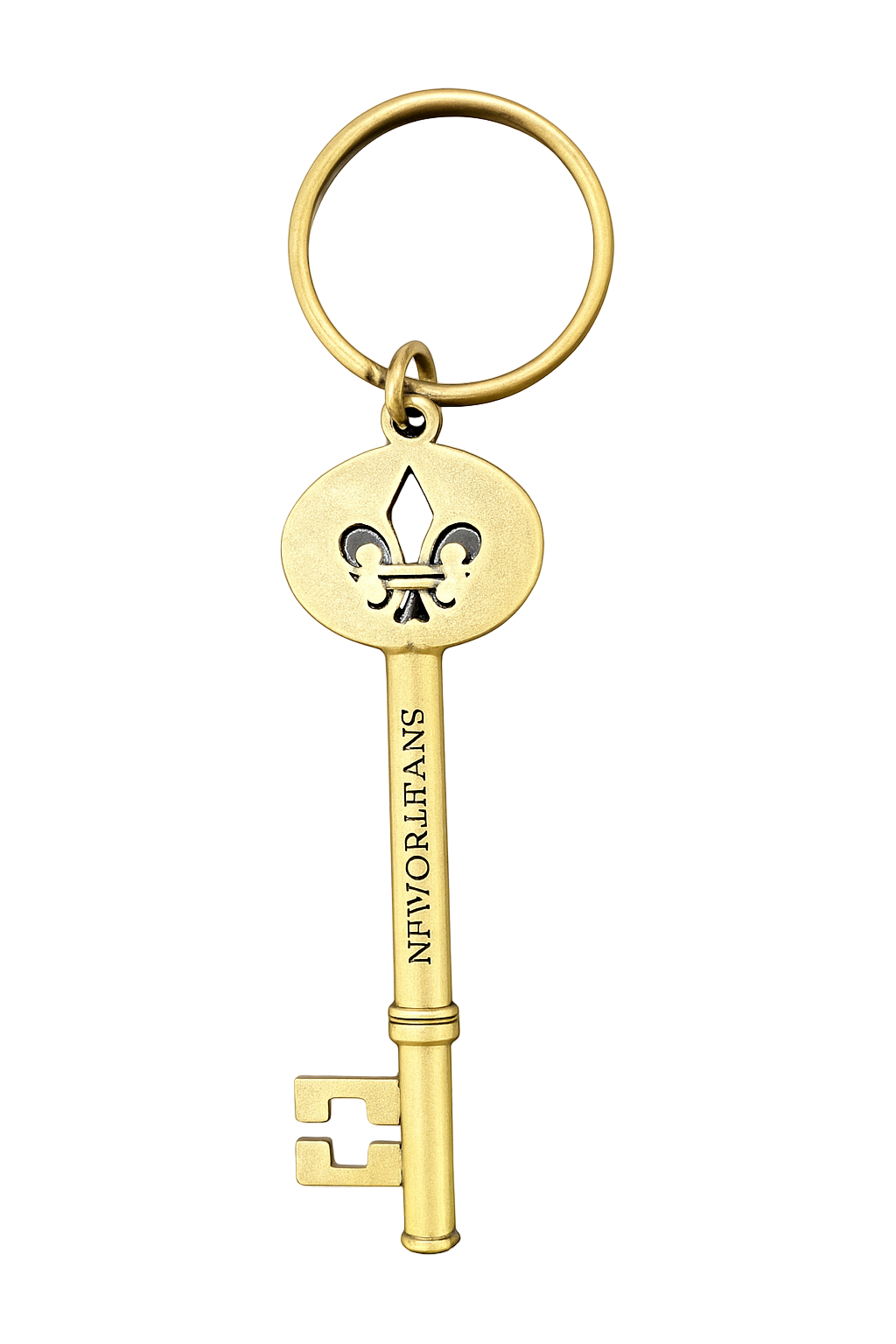 Vintage New Orleans Fleur de Lis Key Keychain