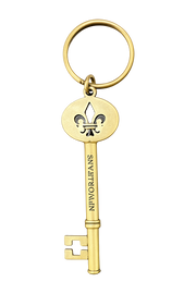 Vintage New Orleans Fleur de Lis Key Keychain